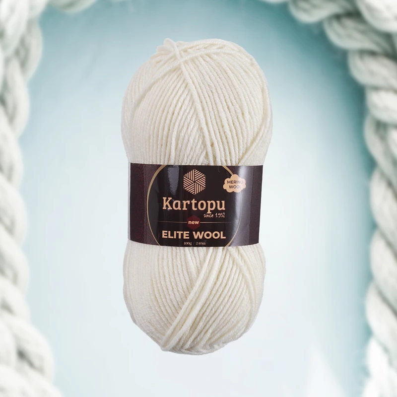Пряжа для ручного вязания "Elite Wool", Kartopu, 100 г, 240 м, в ассортименте