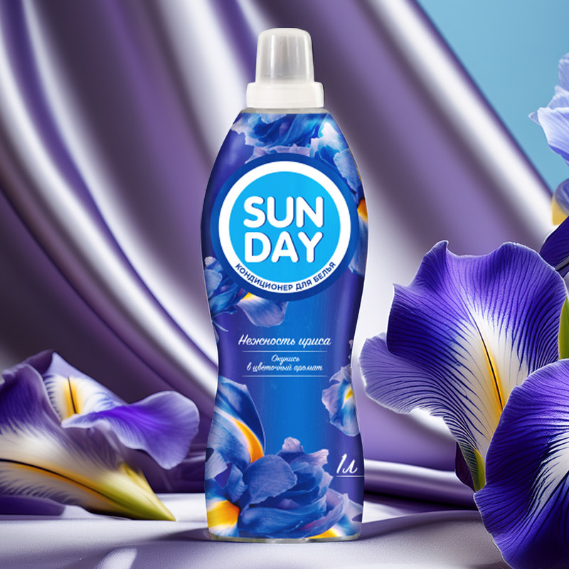 Кондиционер для белья, Sunday, 1 л, в ассортименте