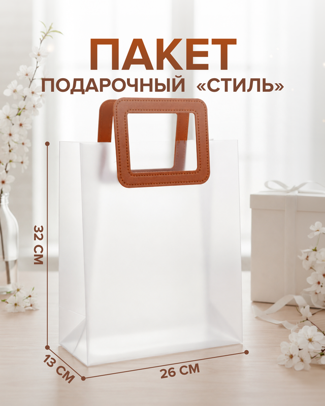 Подарочный пакет "Стиль", PARTY, в ассортименте