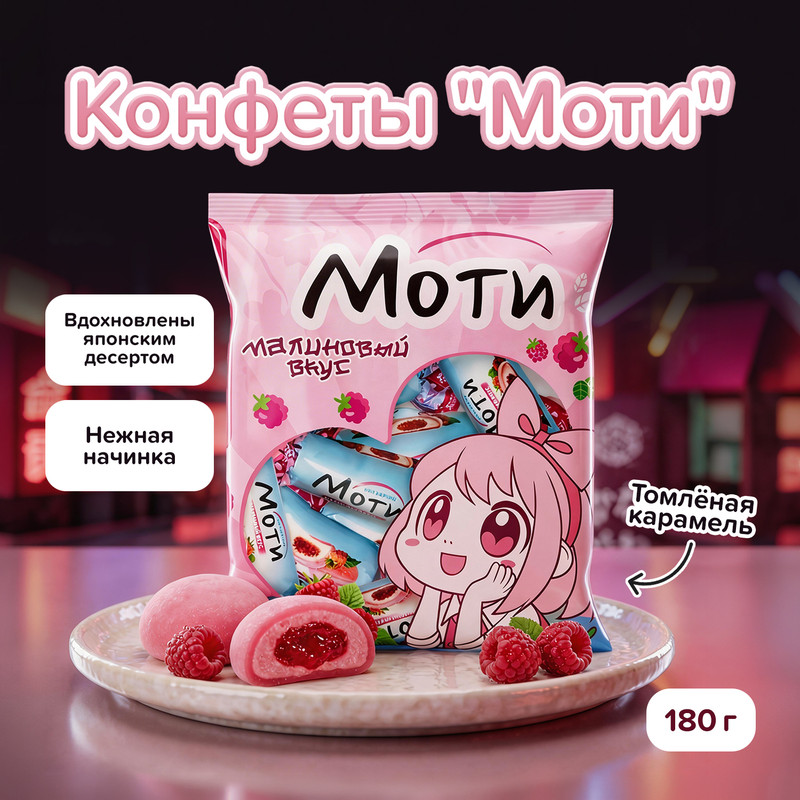 Конфеты "Моти", Сладуница, 180 г