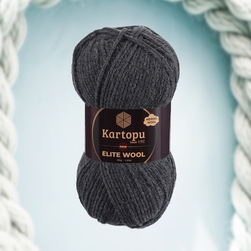 Пряжа для ручного вязания "Elite Wool", Kartopu, 100 г, 240 м, в ассортименте