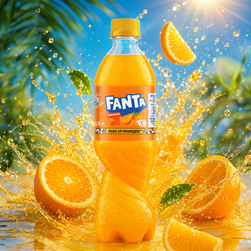 Напиток газированный, Fanta, 0,5 л