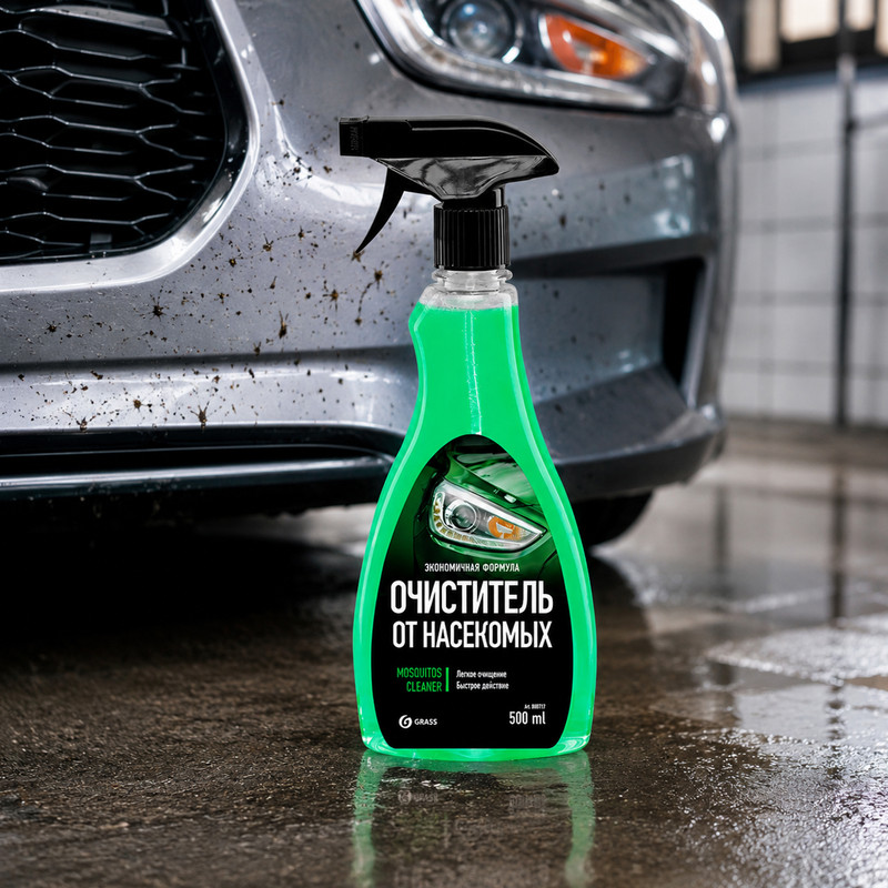Очиститель следов насекомых "Mosquitos cleaner", GRASS, 500 мл