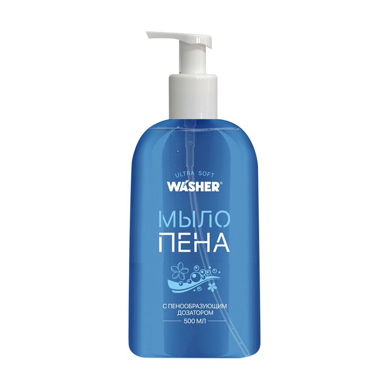 Жидкое мыло-пена, WASHER, 500 мл