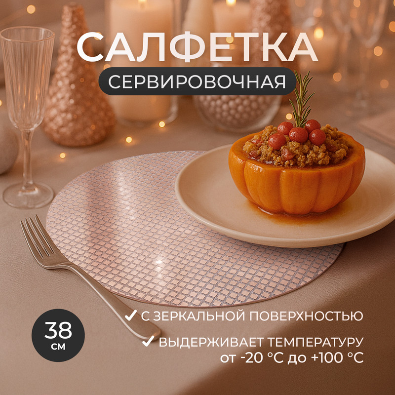 Салфетка сервировочная, O'Kitchen, 38 см, в ассортименте