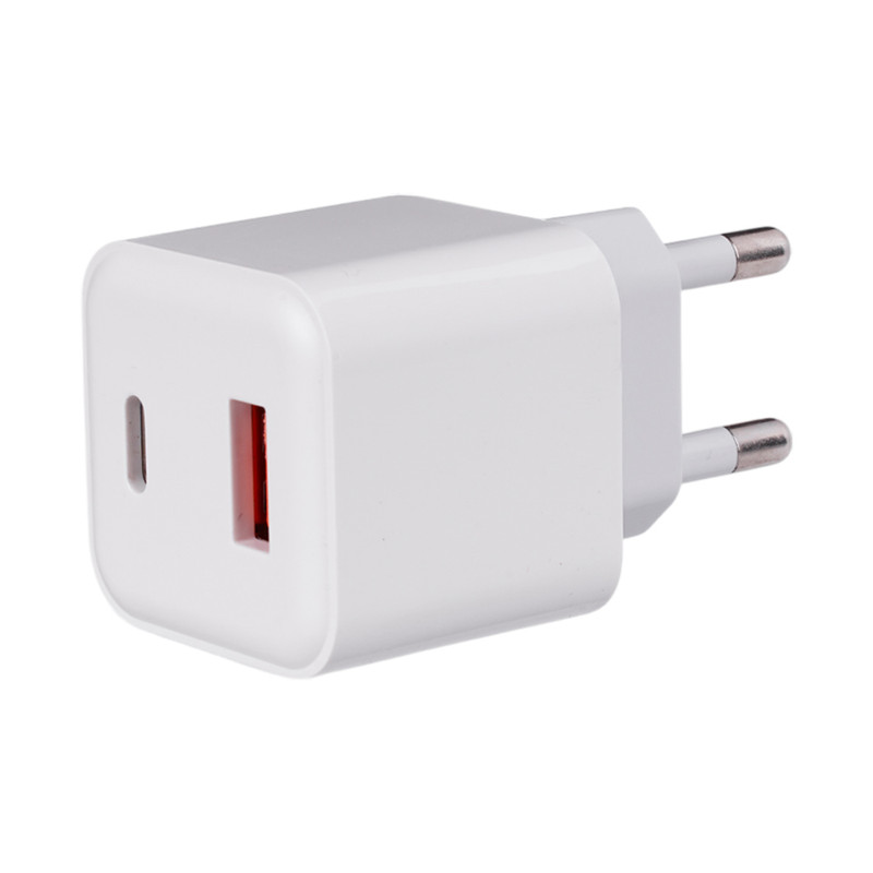 Сетевое зарядное устройство, FLARX, USB + Type-C, в ассортименте