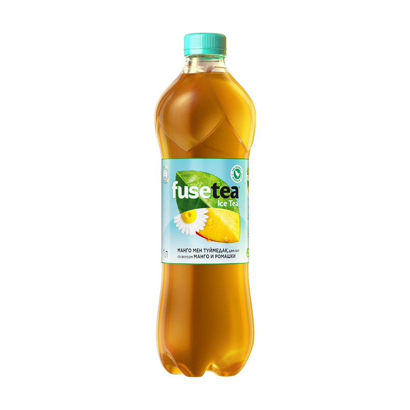 Холодный чай, Fusetea, чёрный, со вкусом лимона, 1 л