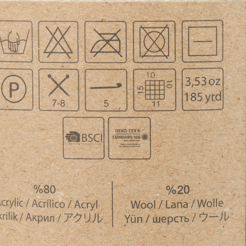Пряжа для ручного вязания "Melange Wool", Kartopu, 100 г, 170 м, в ассортименте