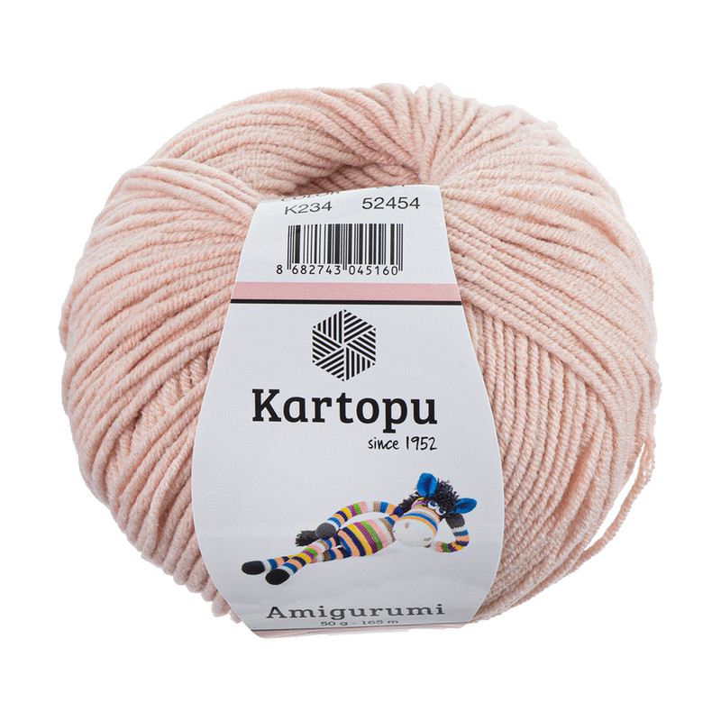 Пряжа для ручного вязания, Kartopu, 50 г, 165 м, в ассортименте