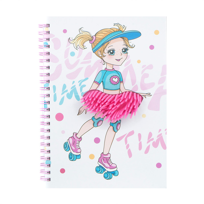 Блокнот для детского творчества, Kid`s Fantasy, в клетку, 60 листов, в ассортименте