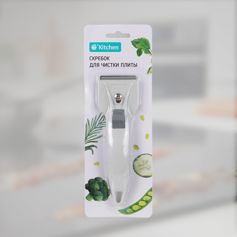 Скребок для чистки плиты, O’Kitchen, в ассортименте