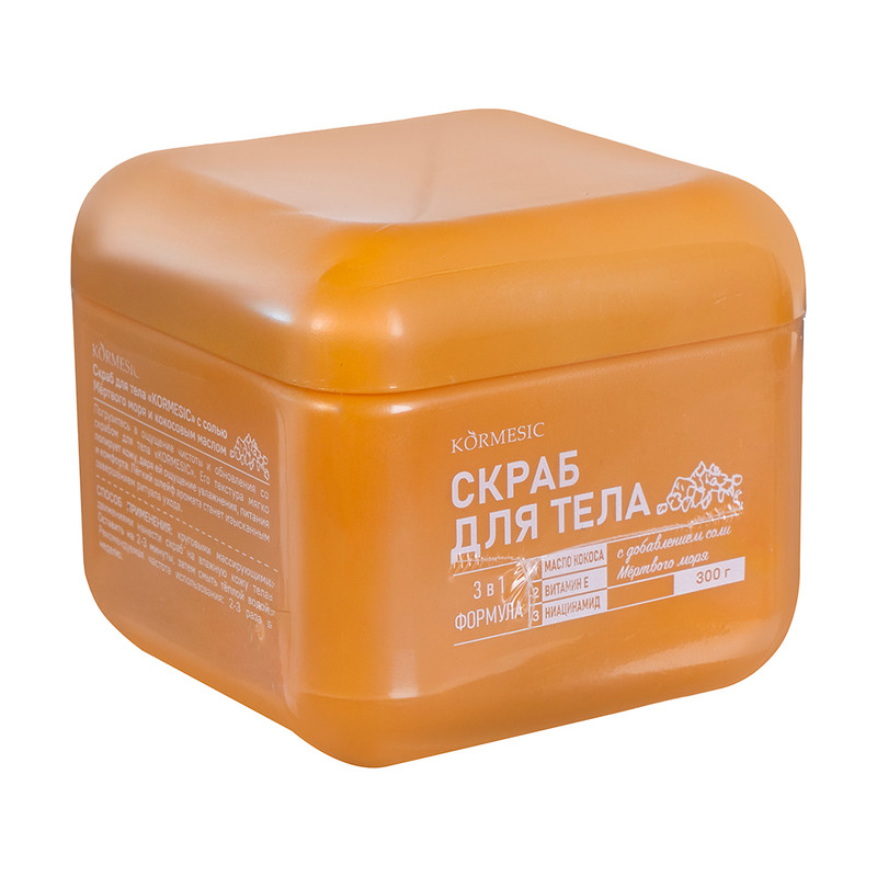 Скраб для тела, KORMESIC, 300 г, в ассортименте