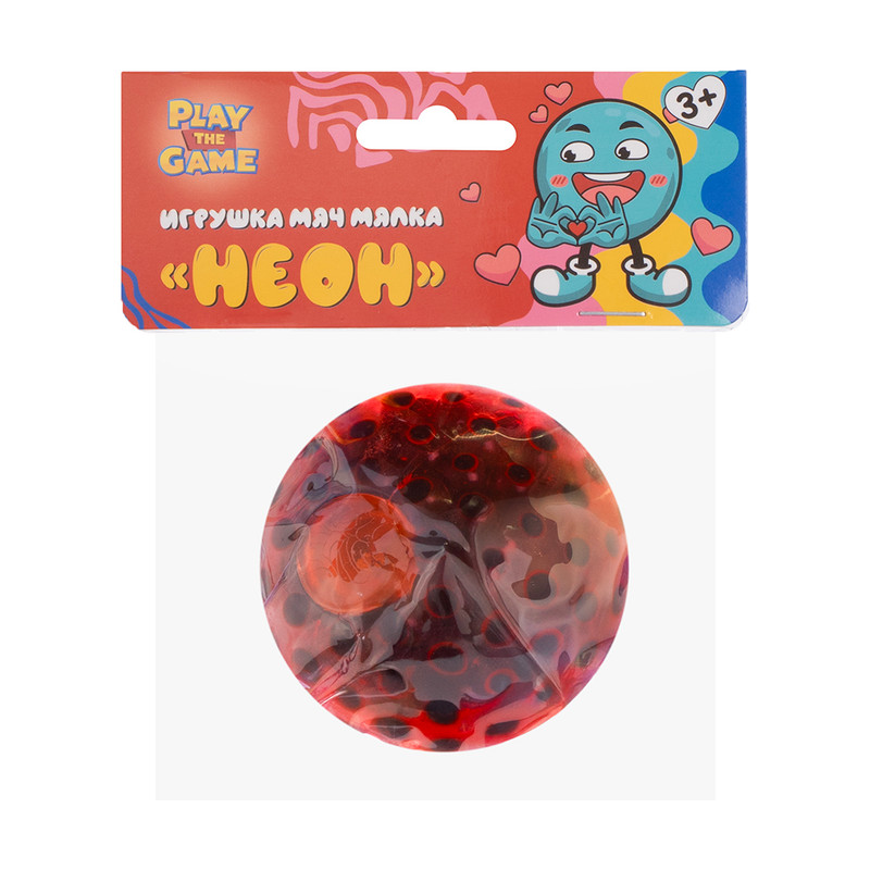 Игрушка мяч мялка "Неон", Play the Game, в ассортименте