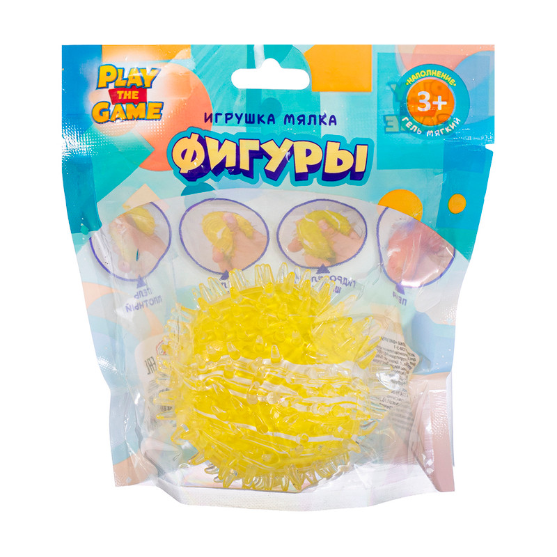 Игрушка мялка "Фигуры", в ассортименте