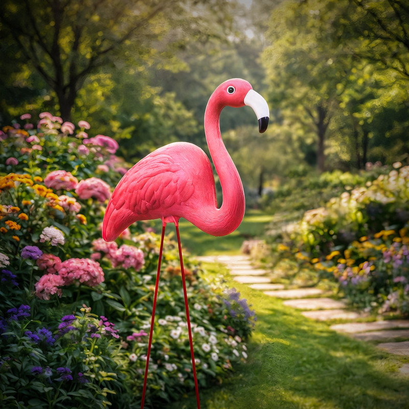 Декорация садовая "Фламинго", GreenArt, в ассортименте