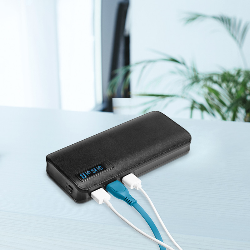 Портативное зарядное устройство с кабелем USB, FLARX, в ассортименте.