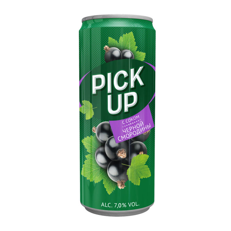 Пивной напиток, PICK UP, 7%, 0,43 л