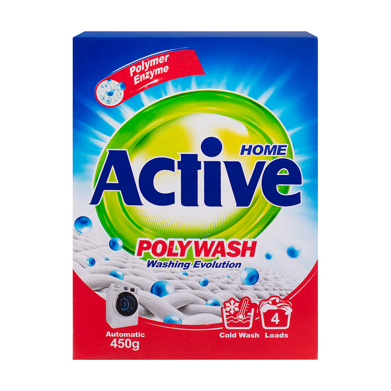 Стиральный порошок "Home Active", POLYWASH, 450 г