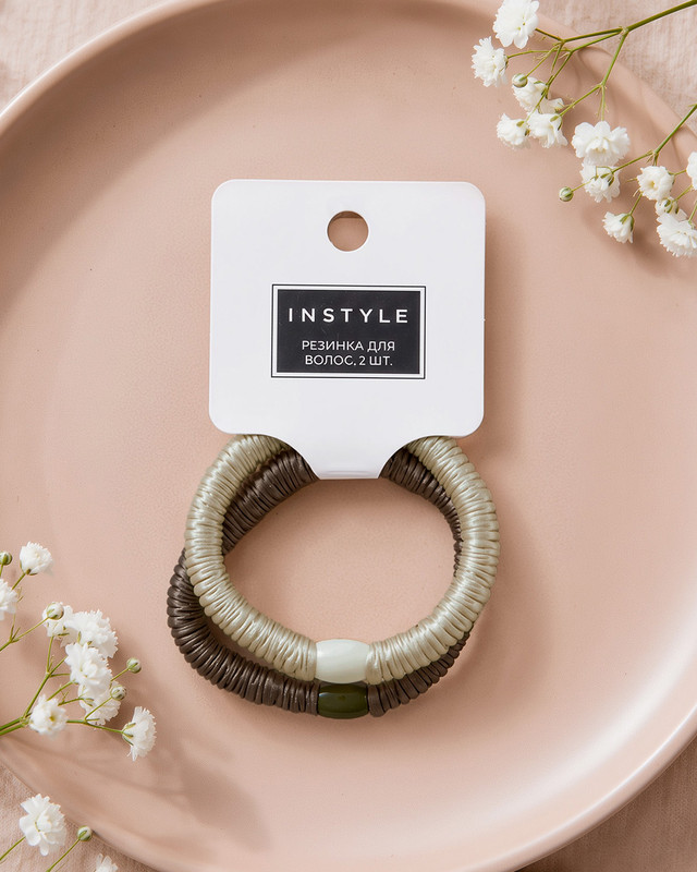 Резинка для волос, INSTYLE, 2 шт., в ассортименте