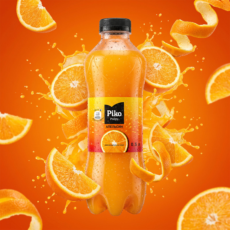 Нектар, Piko Pulpy, апельсин, 0,5 л