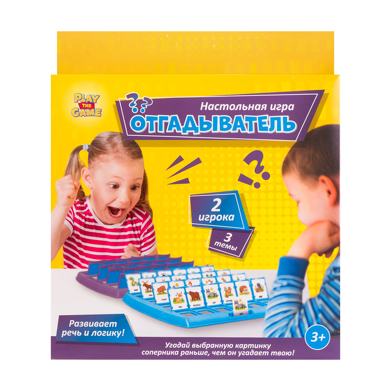 Настольная игра "Отгадыватель", Play the Game, в ассортименте