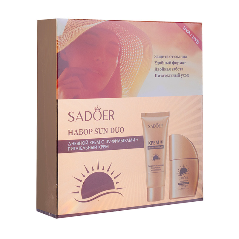 Набор кремов, Sadoer Sun Duo, 30 г, 40 г