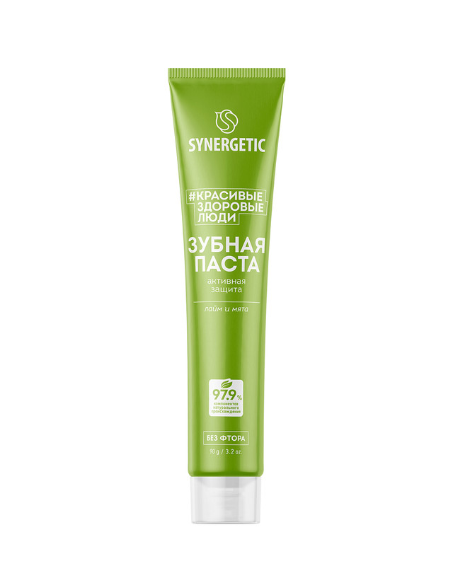 Зубная паста "Активная защита", SYNERGETIC, 90 г