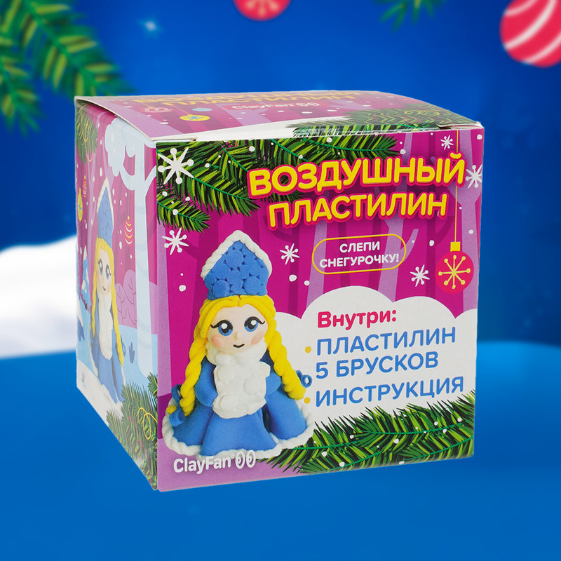 Набор для творчества "Воздушный пластилин", ClayFan, в ассортименте