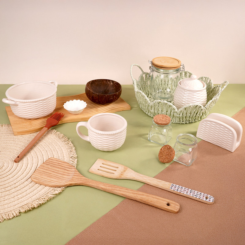 Набор банок на подставке, O`Kitchen, 360 мл, 2 шт.