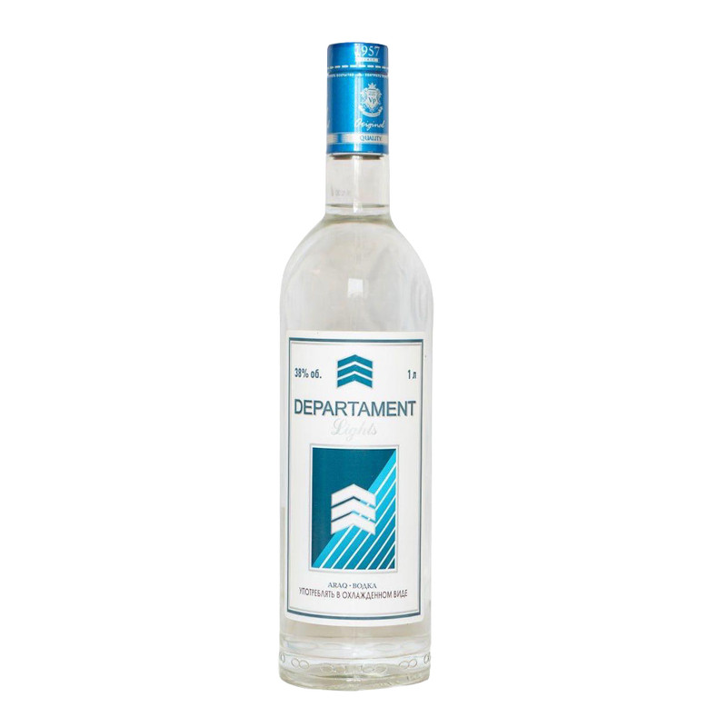 Водка, DEPARTAMENT LIGHTS, 38%, 1 л