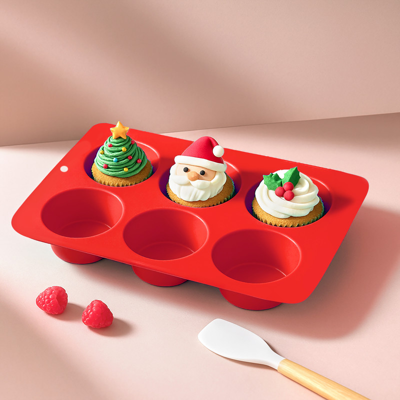 Форма для выпечки на 6 ячеек, O'Kitchen, в ассортименте