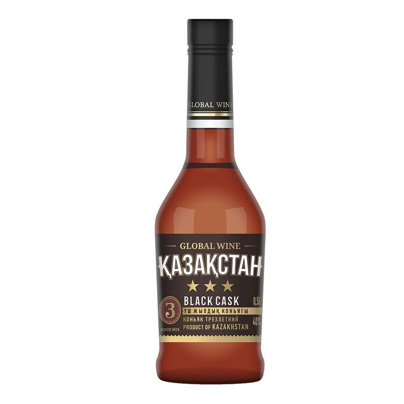 Коньяк "Black Cask", Казахстан, 40%, 0,5 л