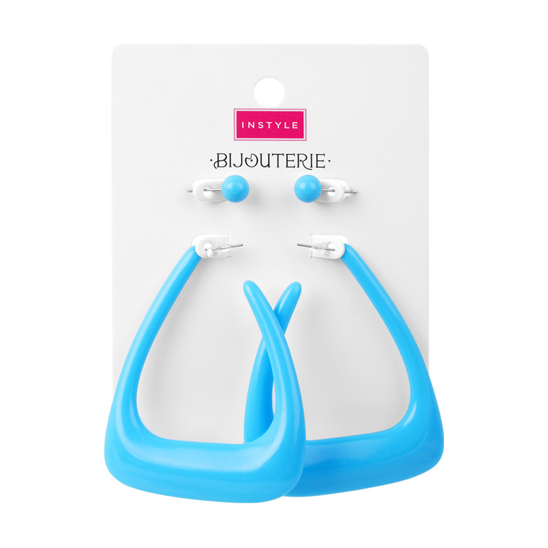 Серьги, INSTYLE, 2 пары, в ассортименте