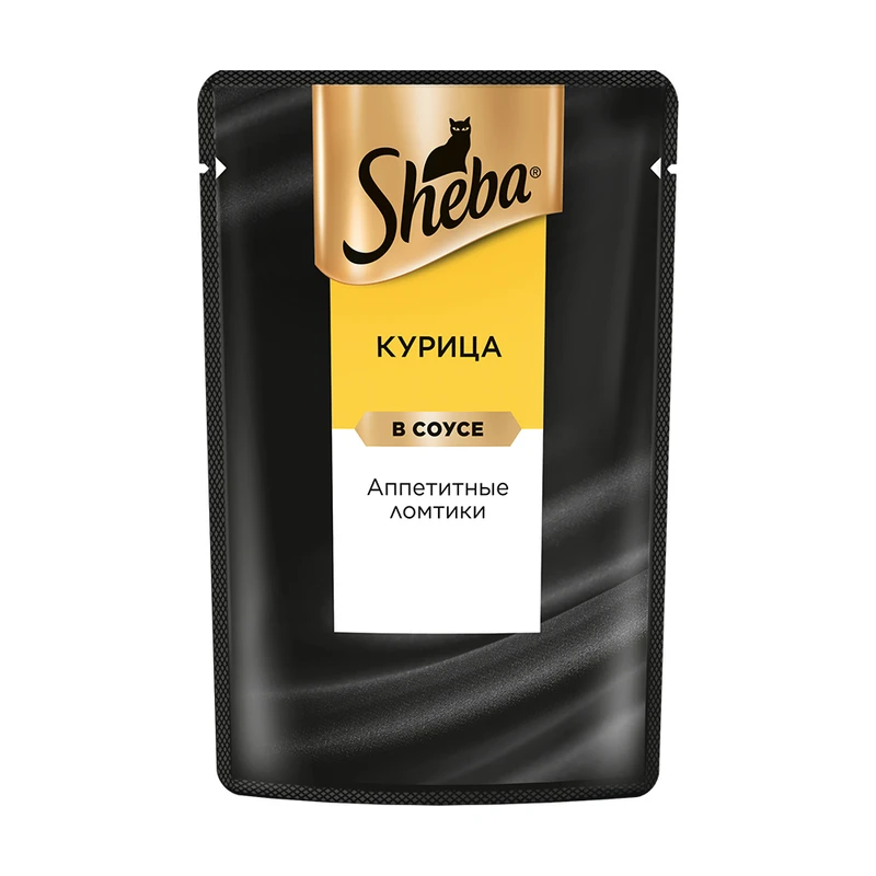 Корм для взрослых кошек, Sheba, 75 г, с курицей
