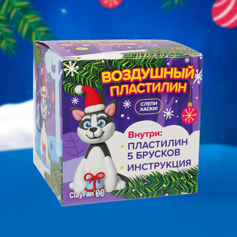 Набор для творчества "Воздушный пластилин", ClayFan, в ассортименте