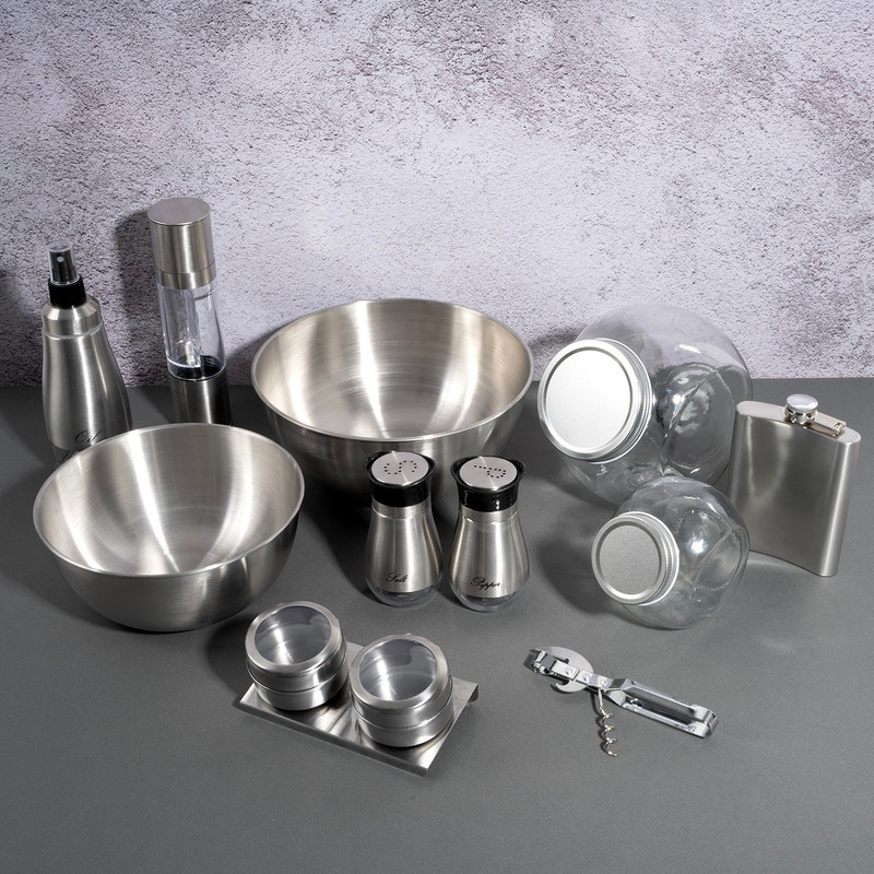 Набор банок для специй с магнитным дном на подставке, O'Kitchen, 70 мл, 2 шт.