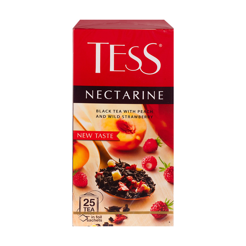 Чай чёрный "Нектарин", TESS, 37,5 г, 25 пакетиков