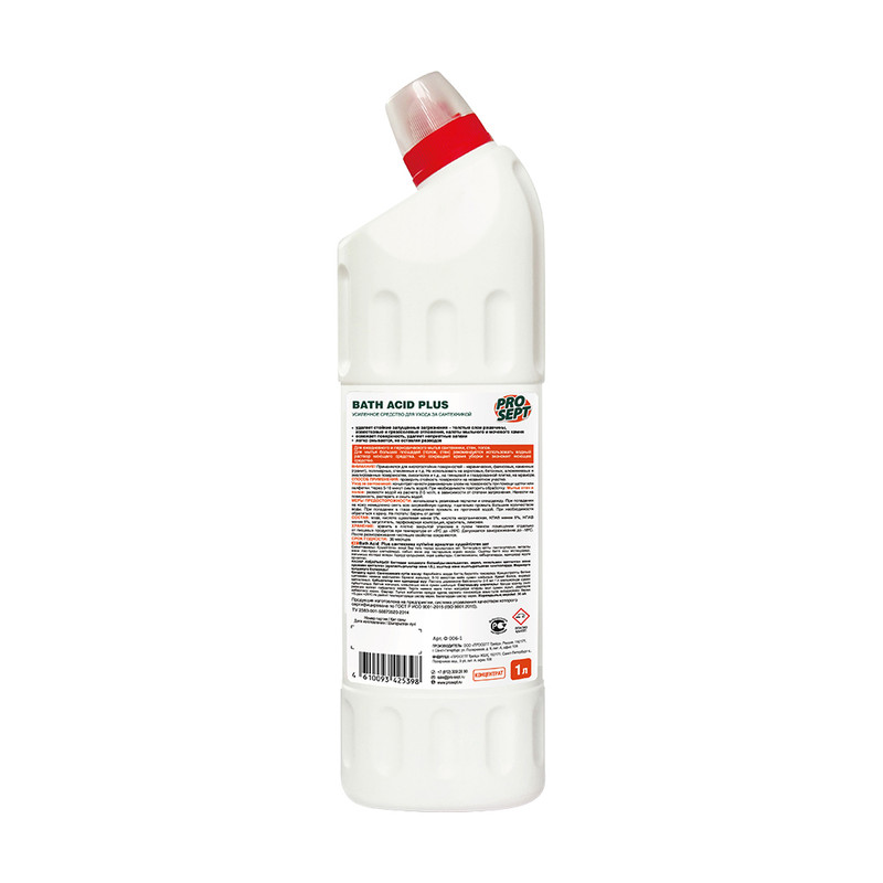Средство для чистки сантехники "Bath ACID PLUS", ProSept, 1 л