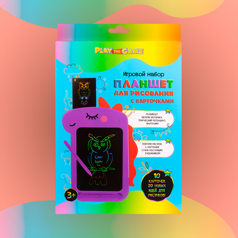 Игровой набор "Планшет для рисования с карточками", Play the Game, в ассортименте