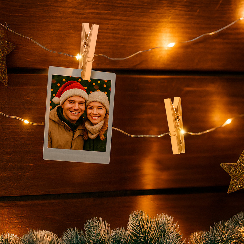 Гирлянда с прищепками "MOMENTS", 3 м, 15 LED, в ассортименте