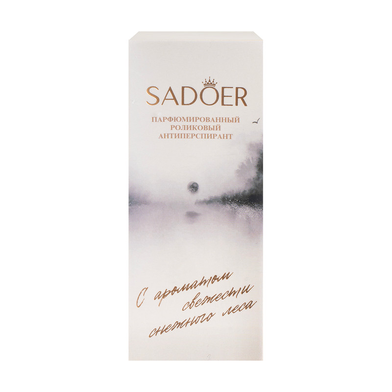 Парфюмированный роликовый антиперспирант, SADOER, 50 мл, в ассортименте