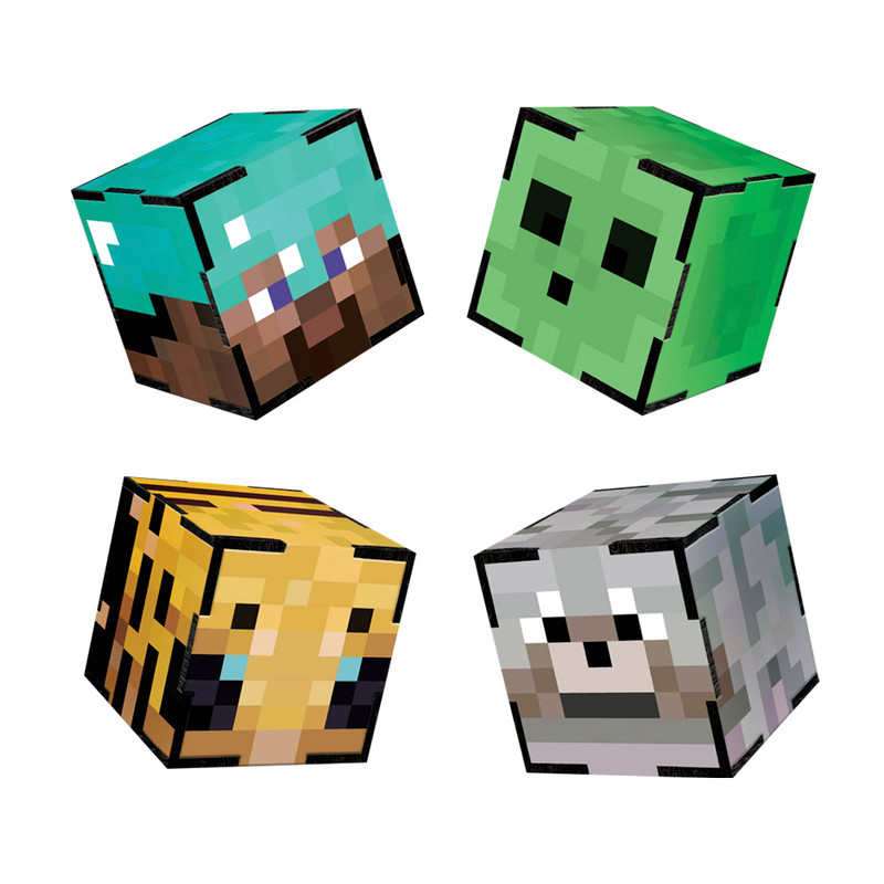 3D-конструктор деревянный "В мире Minecraft", в ассортименте