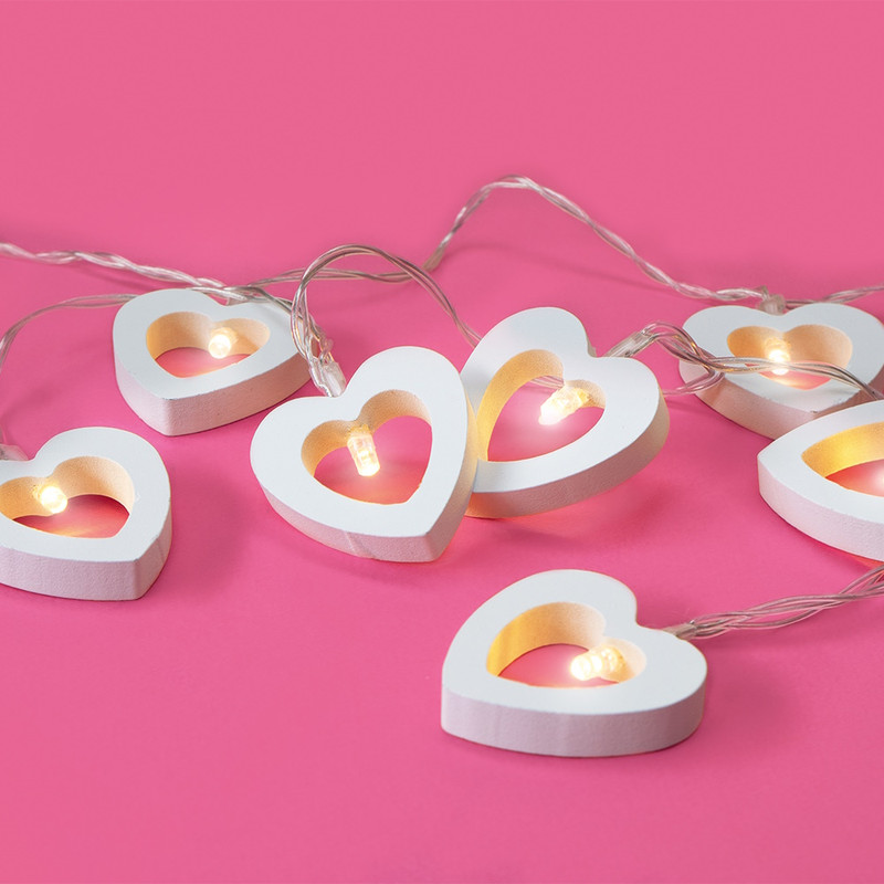 Гирлянда "Сердца", With Love, 1,5 м, в ассортименте