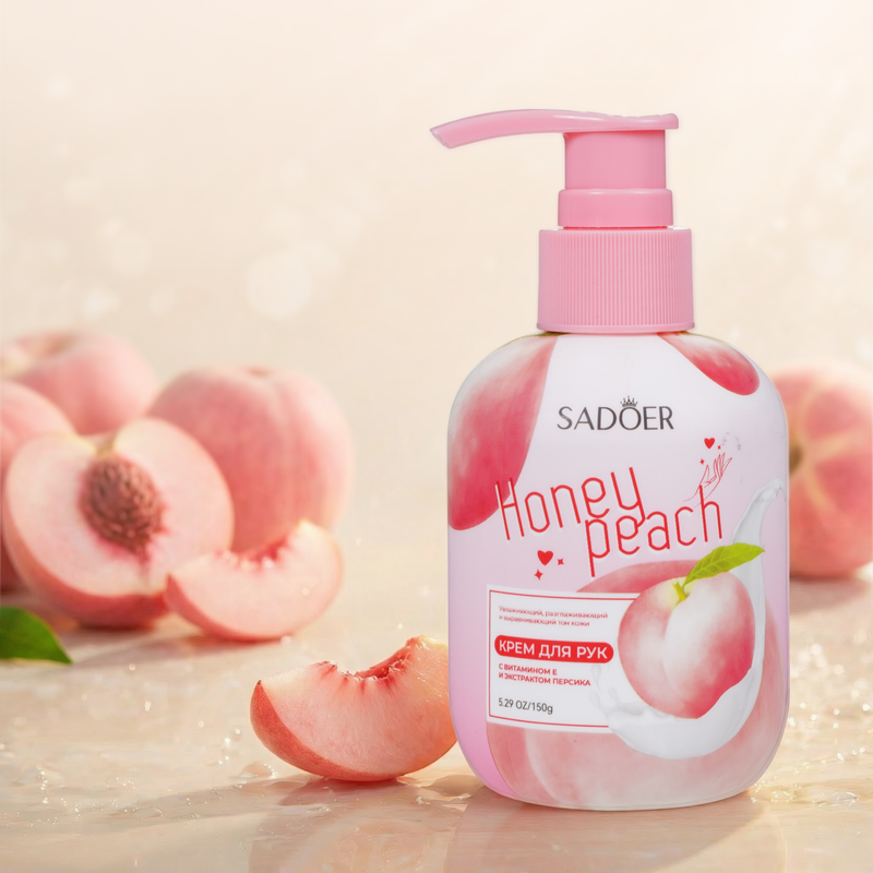 Крем для рук "Honey peach", SADOER, 150 г