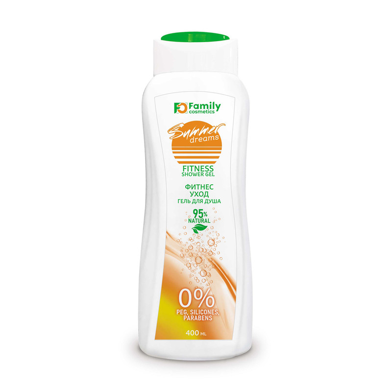 Гель для душа "SUMMER DREAMS", Family Cosmetics, 400 мл, в ассортименте