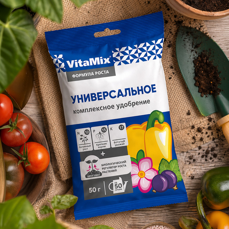 Комплексное удобрение "Универсальное", VitaMix, 50 г